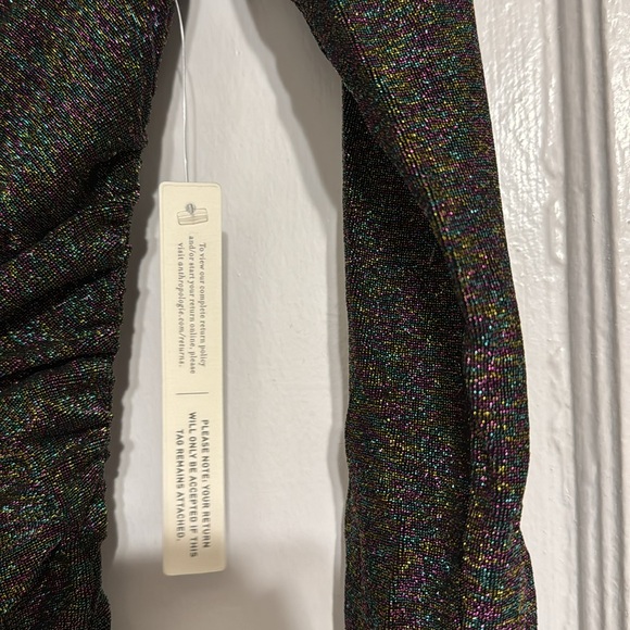 ✨ Anthropologie Ruched Cutout Mini Dress Sz S - Picture 9 of 11